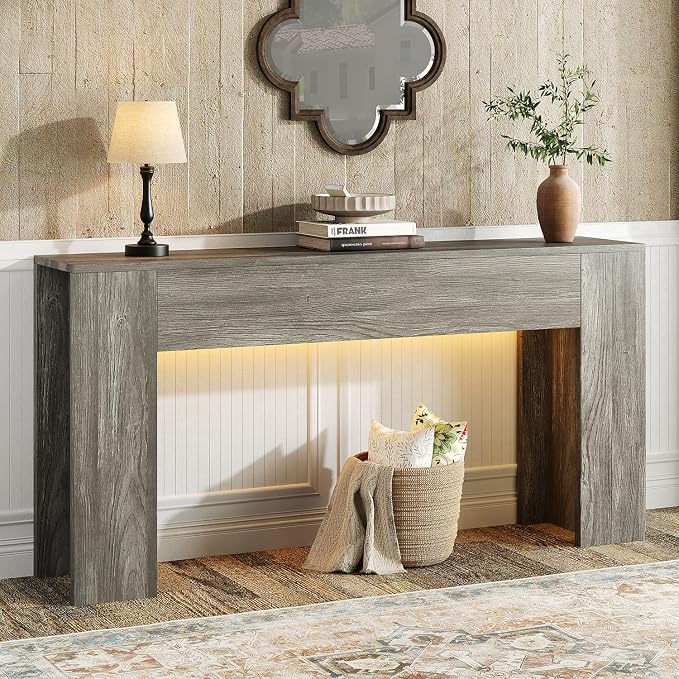 UNIQUITE 63-Inch Long Console Table by UNIQUITE