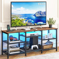 YGEOMER TV Stand for Living Room TVs Up to 55 Inches, Entertainment Center by YGEOMER