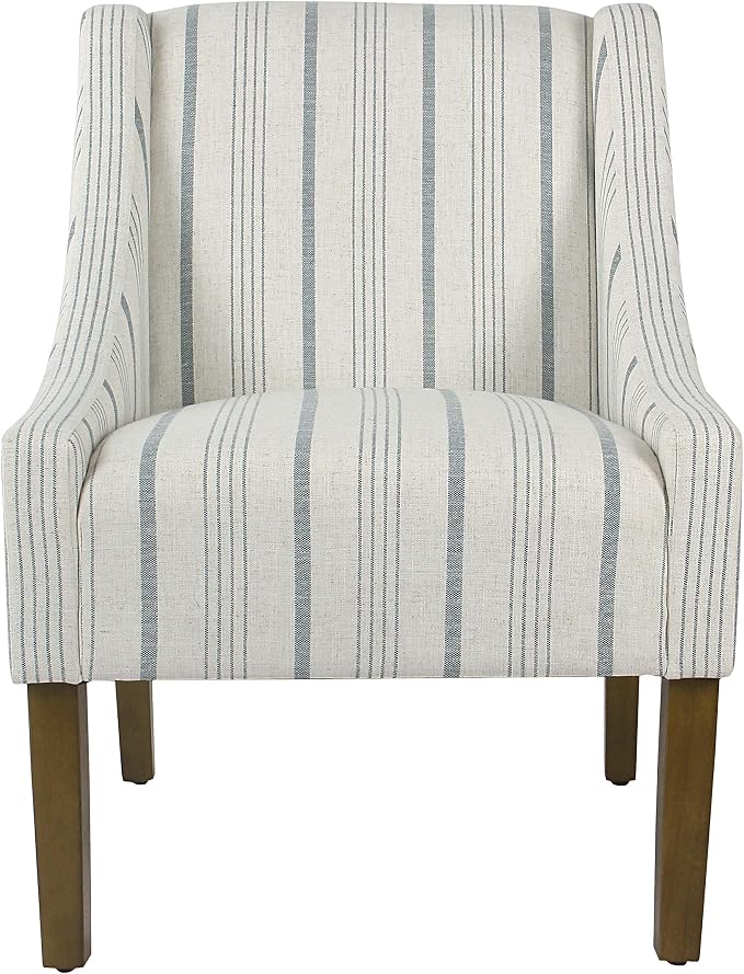 Homepop Home Decor Upholstered Classic Swoop Arm Accent Chair Accent Chairs - Image 5
