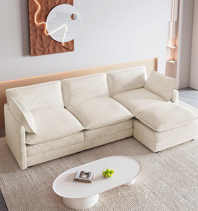 ROWHY 112'' Oversized Modular Sectional Cloud Couch by ROWHY