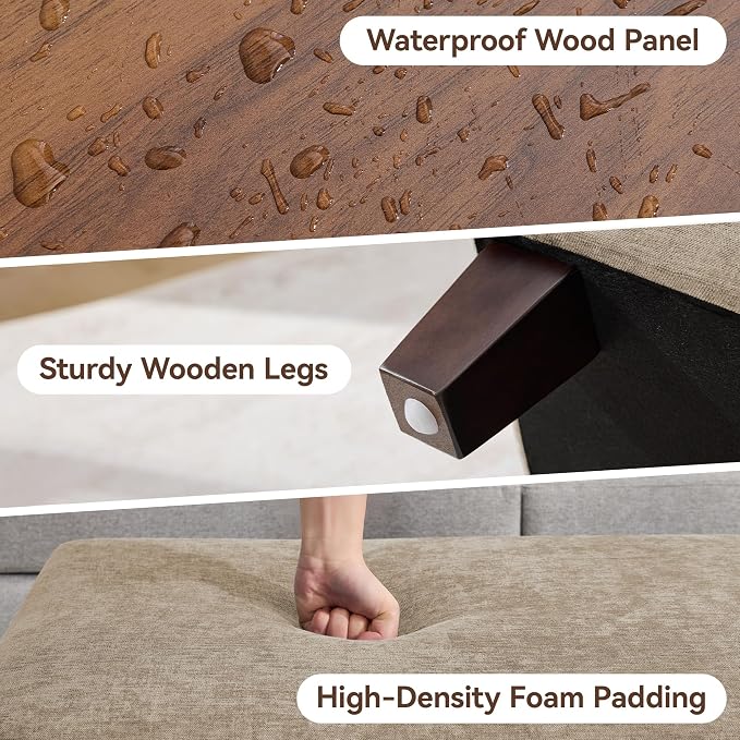 45 Inch Large Storage Ottoman Bench - Image 6