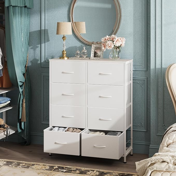 WLIVE Fabric Dresser for Bedroom, Tall Dresser - Image 4