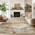 Area Rugs 6x9 for Living Room Bedroom, Modern Abstract Machine Washable Rug by BEIMO