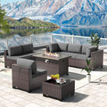Kullavik 8 Pieces Outdoor Patio Furniture Set, Sectional Sofa Set by KULLAVIK
