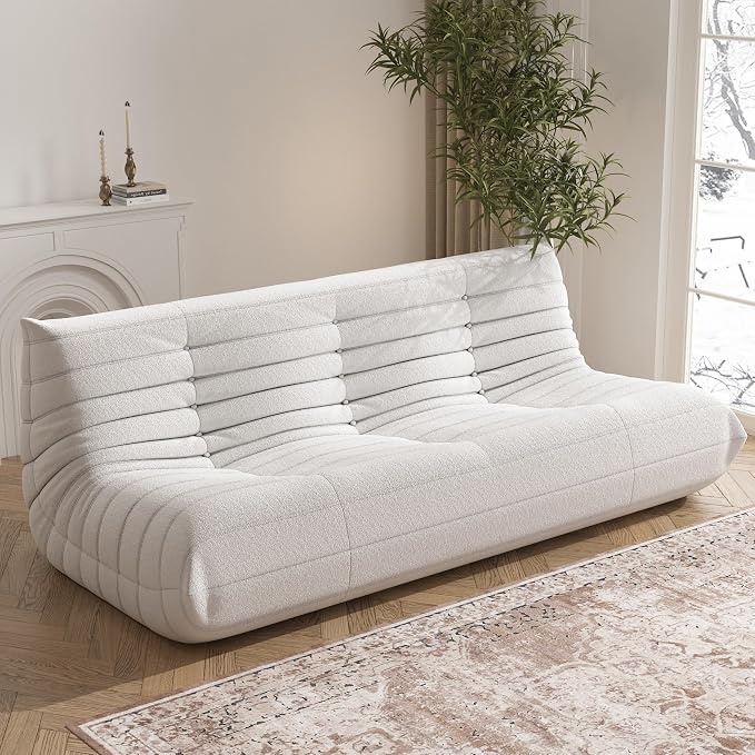 YVDNHP Big Bean Bag Chairs for Adults, 3 Seater Large Bean Bag Chair Sofa - Image 3