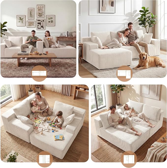 GRUSIGN Cloud Sectional Boneless Couches - Image 3