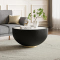 27.55" Round Marble Coffee Table by Henf