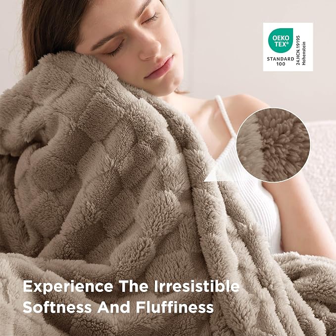 Bedsure GentleSoft Blankets Queen Size - Image 4