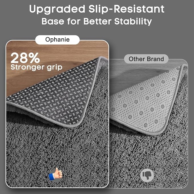 Ophanie Small Rug Washable Non Slip Throw Bedside Area Rugs, Fluffy Soft Mini - Image 5
