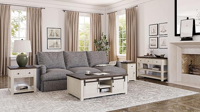 Jofran Madison County Pine Farmhouse Console Table 50", Sofa Table - Image 10