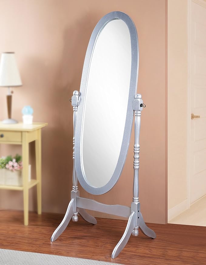 Roundhill Furniture Queen Anna Style Floor Cheval Mirror by RoundhillFurniture