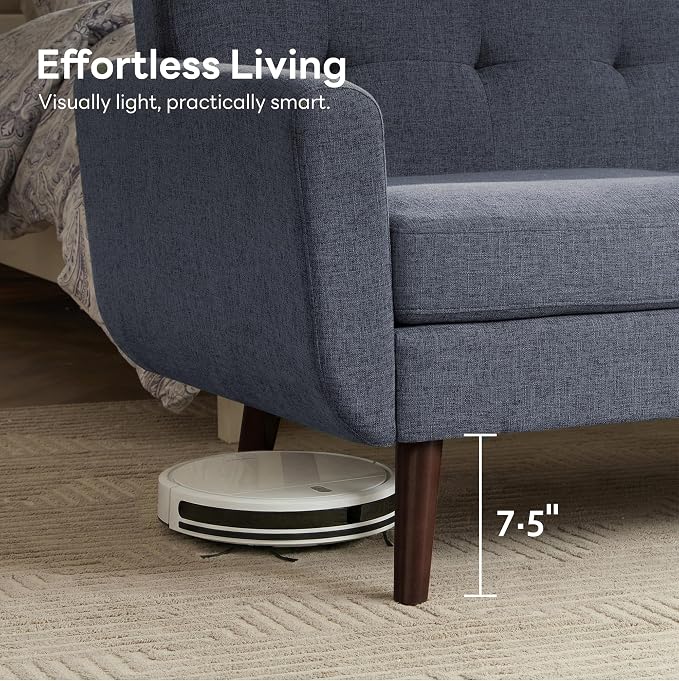 Tbfit 56" W Loveseat Sofa, Mid Century Modern Decor Love Seat Couches - Image 6