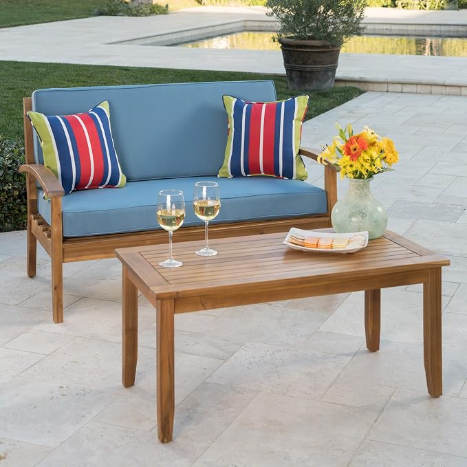 Eco-Friendly Love Seat and Coffee Table Combo, Sustainable Materials and Chic - Image 5