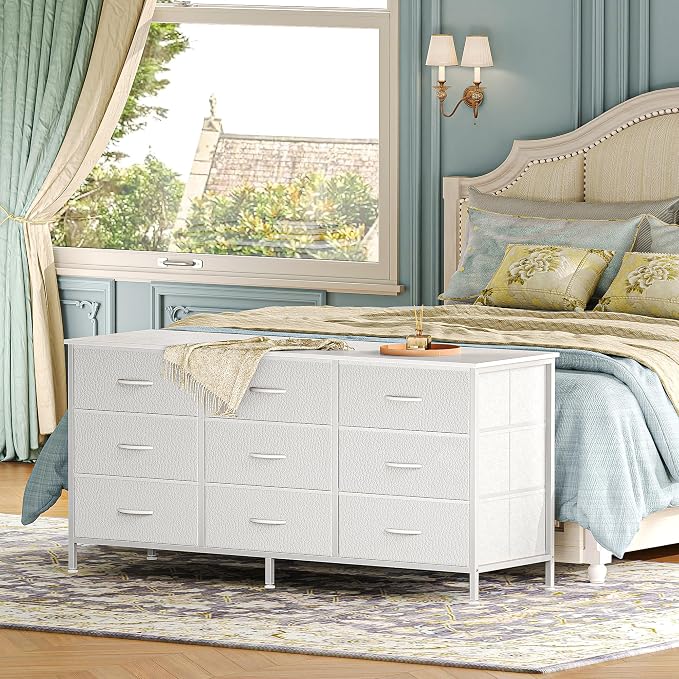 Huuger 9 Drawer Dresser, 47 Inch TV Stand - Image 2