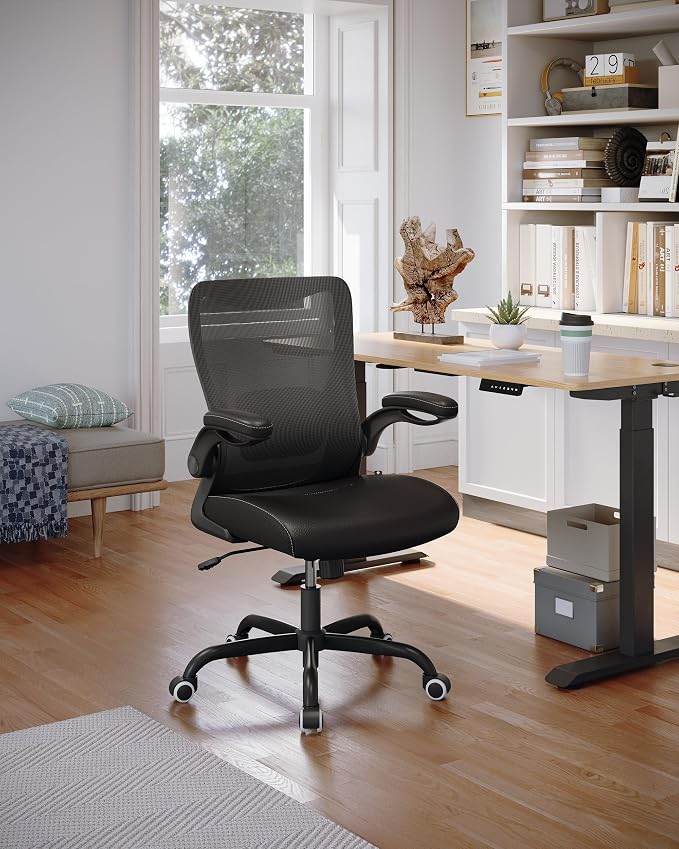 MUXX.STIL Office Chair, PU Leather Ergonomic Desk Chair - Image 7