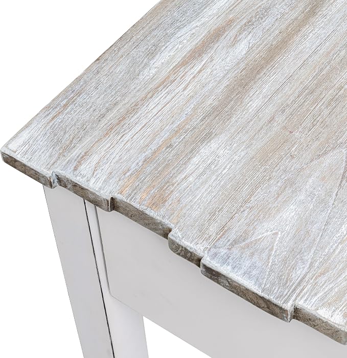 Sea Wind Florida Picket Fence Wood Console Table - Image 7