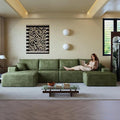 AUGOP 136" Sectional Couches for Living Room Modern Modular Sofa by AUGOP
