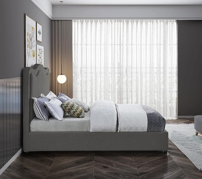 Meridian Furniture FelixGrey-F Felix Collection Modern | Contemporary Linen - Image 6