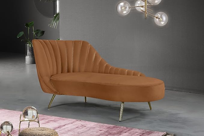 Meridian Furniture 622Saddle-Chaise Margo Collection Modern | Contemporary - Image 2
