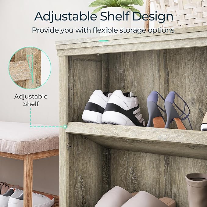 LINSY HOME 2-Tier Bookcase and Bookshelf, Small Wood Display Storage Shelves - Image 6