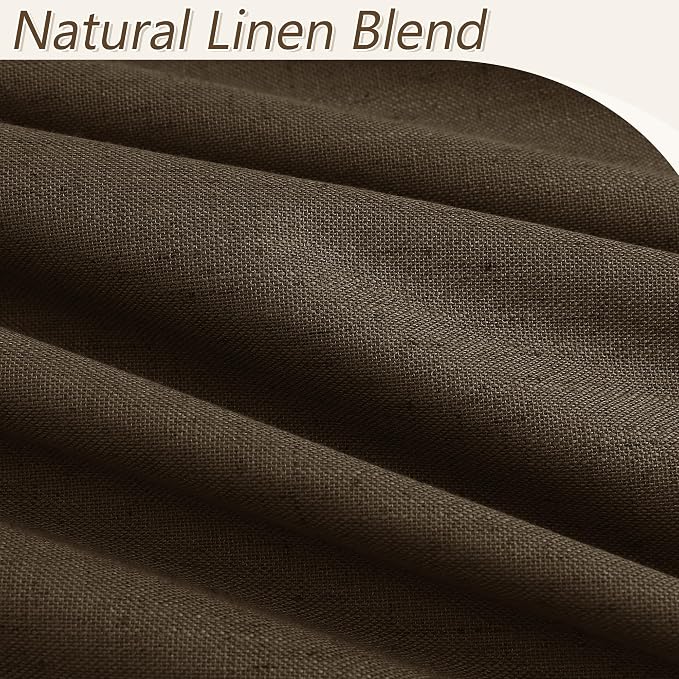 Guken 100% Blackout Curtains 90 Inch Length 2 Panels Set - Image 3