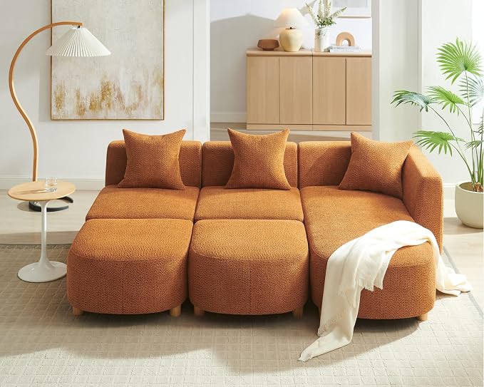 VANOMi 109.84" Modular Sectional Sofa - Image 3