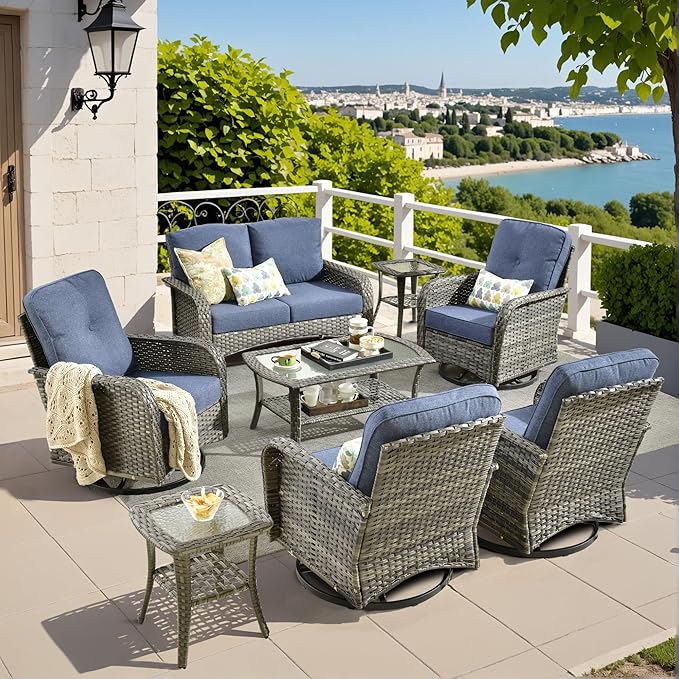 Weaxty 8 Pieces Outdoor Patio Furniture Sets by Eco-ChicLivingBeautifullyAffordable