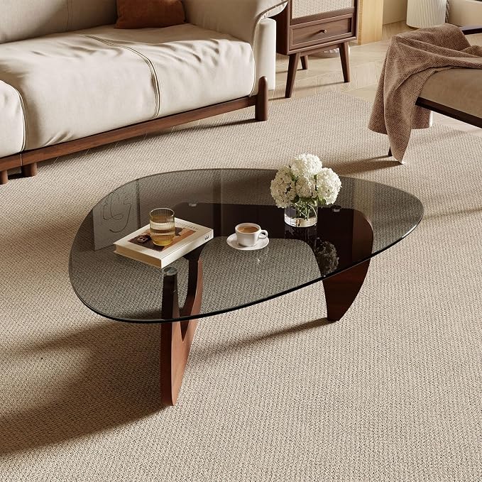 Modern Coffee Table for Living Room and Small Spaces, 35.6" x 25.4" x 15.8" - Image 3