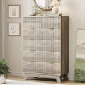 Xixini Fluted Dresser for Bedroom by Xixini
