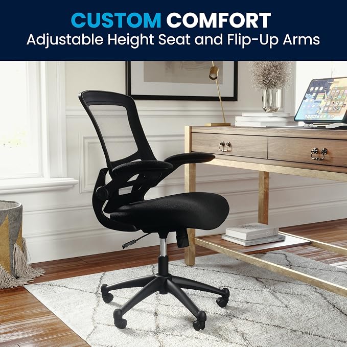 Flash Furniture Kelista Mid-Back Swivel Office Chair - Image 8