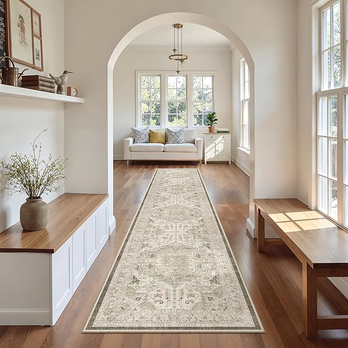 Madane Hallway Washable Runner Rug - Image 2