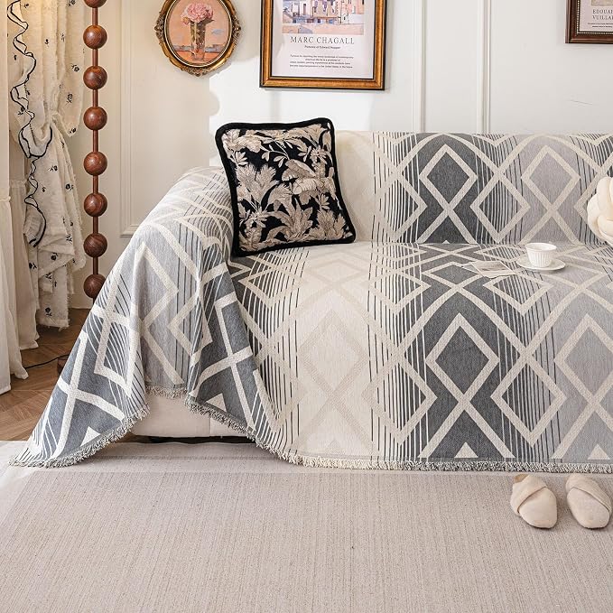 VClife Boho Couch Cover, Non Slip Sofa Cover by VCLIFE