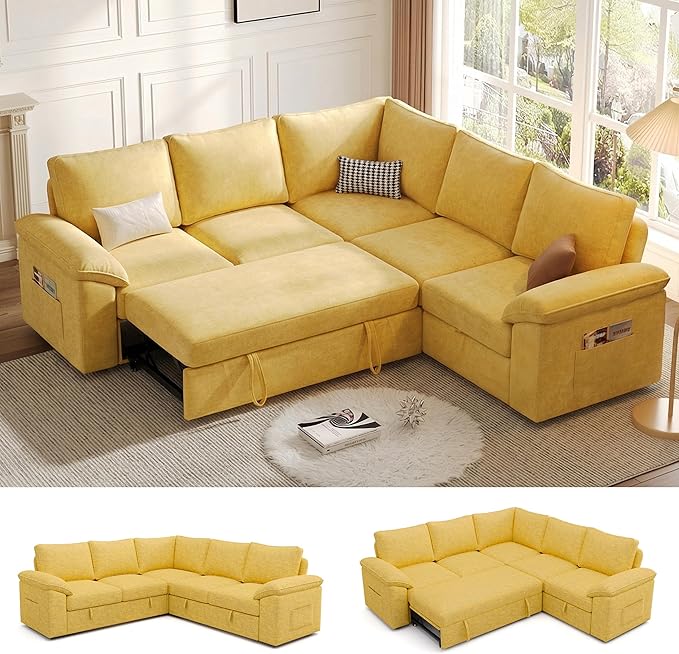 85 Inch Modular Sectional Sofa by Unknown