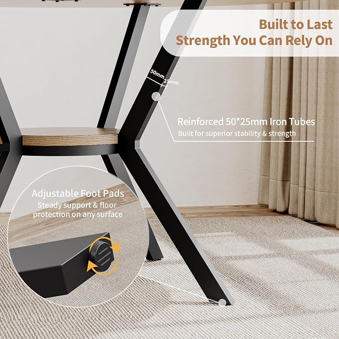 MECHYIN 42 Inch Round Dining Table - Image 6