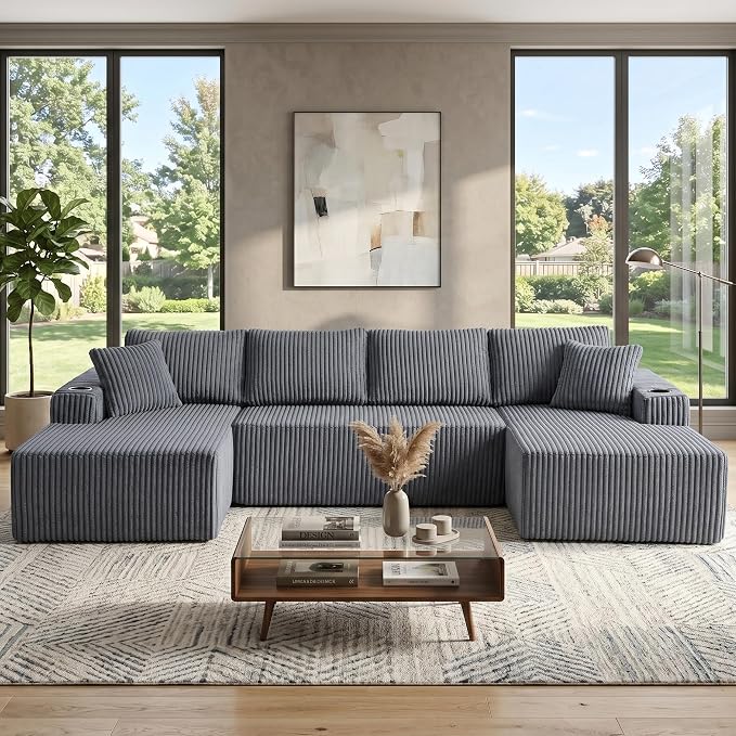 124" Oversized Sectional Couches by ivoros