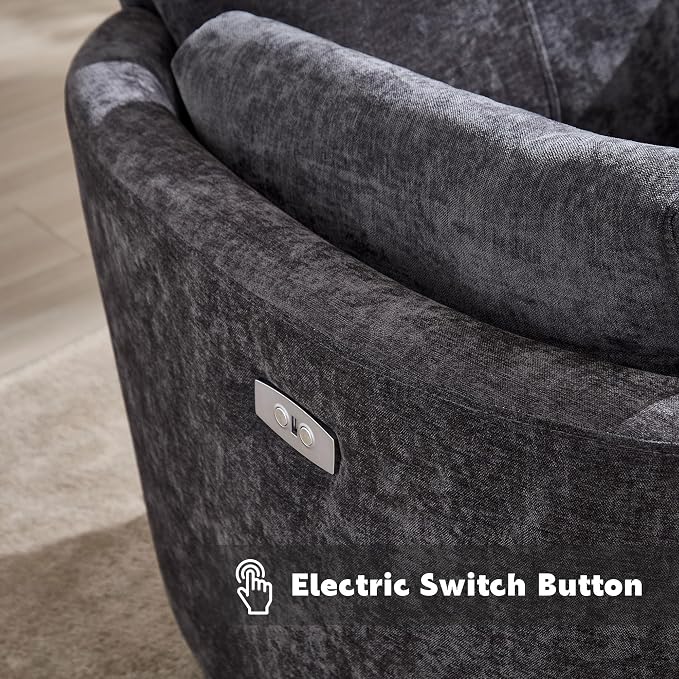 Power Recliner, Nursery Swivel Rocking Glider Chair - Image 8