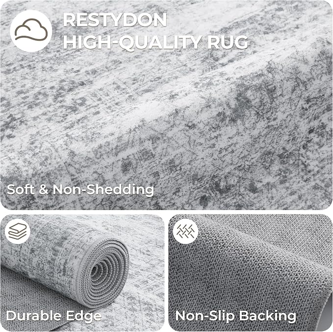 2x7 Runner Rug Non Slip, Thin Entryway Washable Rug - Image 7