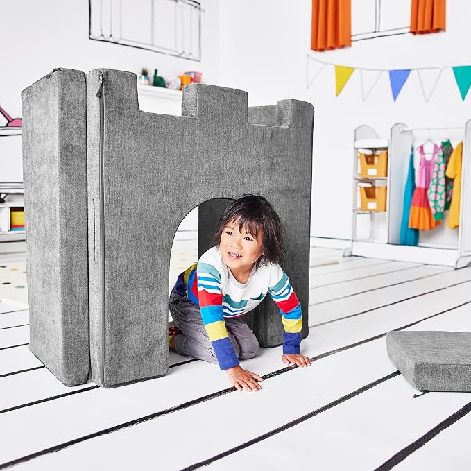 Yourigami Kids and Toddler Play Castle, Playroom Couch Add-On Set, Durable by Yourigami