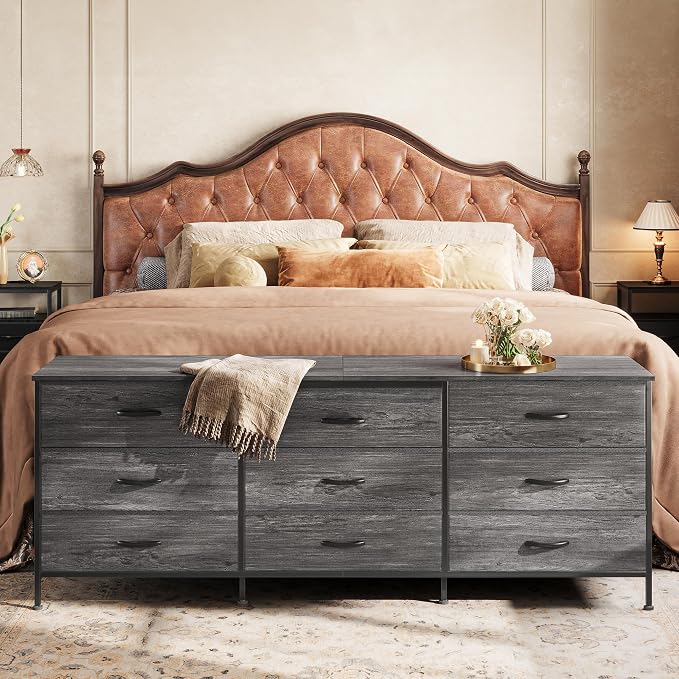 Huuger 63 Inch Dresser for Bedroom, Long Dresser for Closet - Image 2