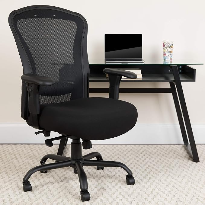 Flash Furniture HERCULES Series 24/7 Intensive Use Big & Tall 400 lb. Rated - Image 2