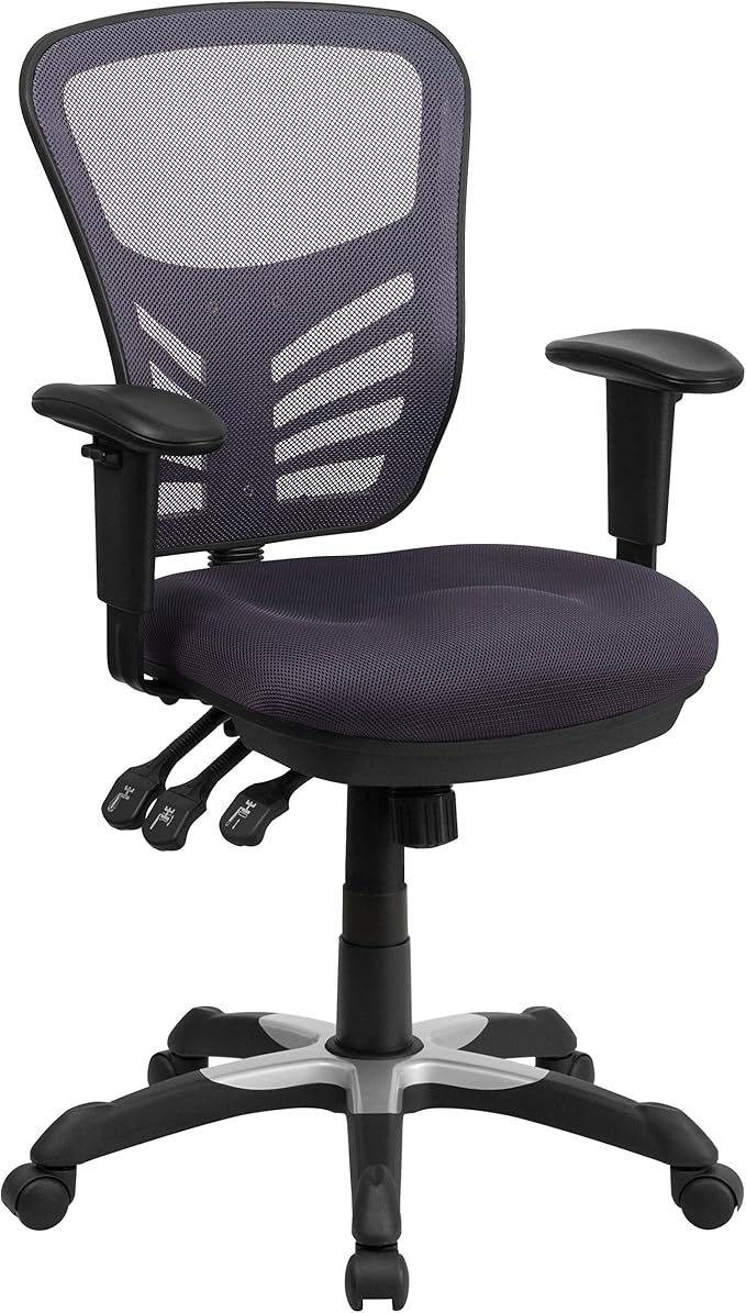 Flash Furniture Nicholas Mid-Back Swivel Office and Gaming Chair, Ergonomic by FlashFurniture