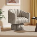 Dewhut Swivel Accent Chair, 360° Swivel Barrel Chair by FocusOnQualityFurniture