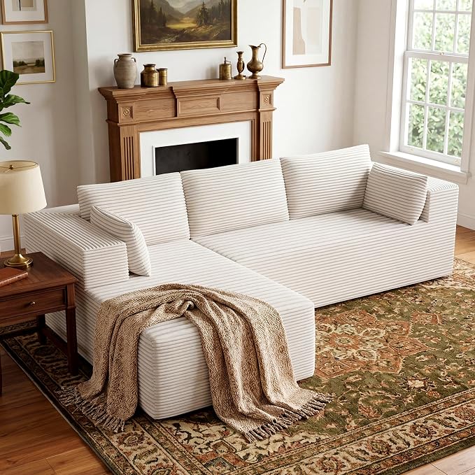 106" Cloud Sectional Boneless Couches by GRUSIGN