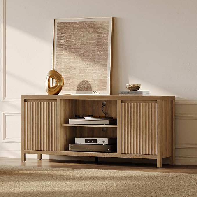 SICOTAS Fluted TV Stand for 55 65 inch TV - Image 8