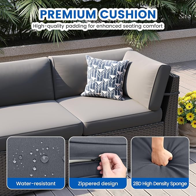 8 Piece Patio Furniture Set - Image 6