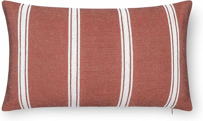 Crumbs Home Modern Farmhouse California Casual Indoor Outdoor Lumbar Pillow - Image 6