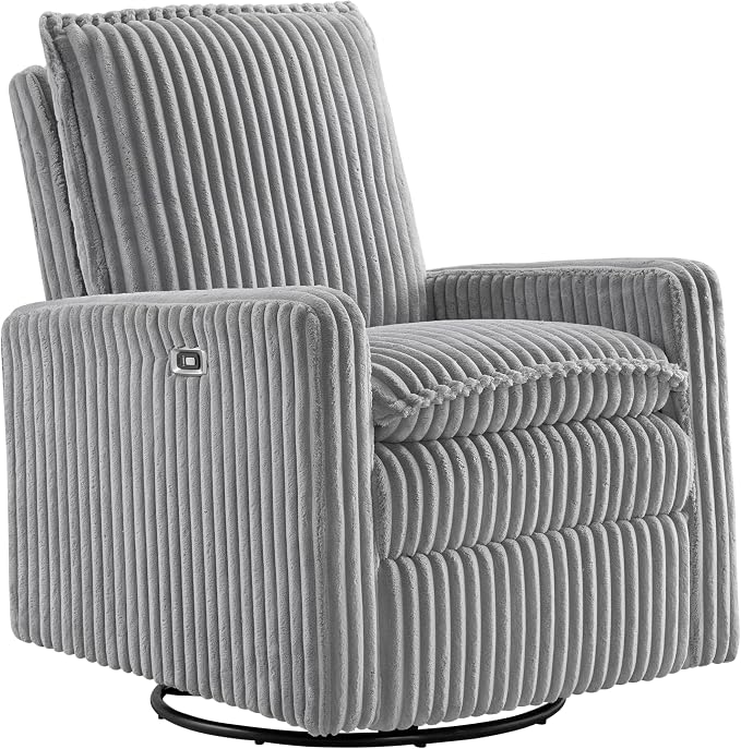 Oxford Baby Uptown Power Recliner/Glider, Ash Gray by OxfordBaby