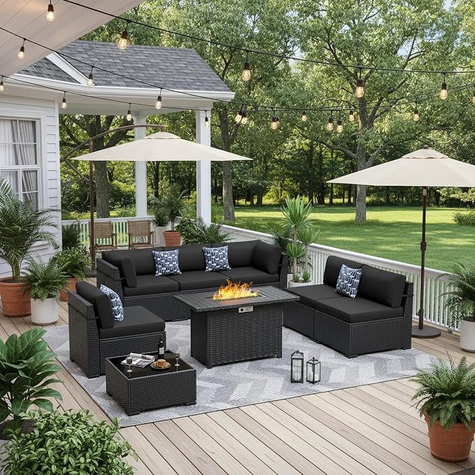 8 Piece Patio Furniture Set - Image 2