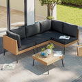 Aoxun Patio Furniture Set, 5 Piece Outdoor Sectional Sofas by Aoxun