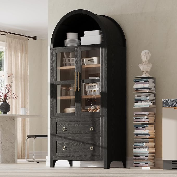 71" Arched Storage Cabinets - Image 7